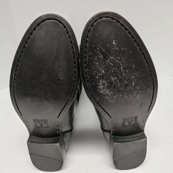 Frye Black Tall Leather Boots - Picture 8 of 10
